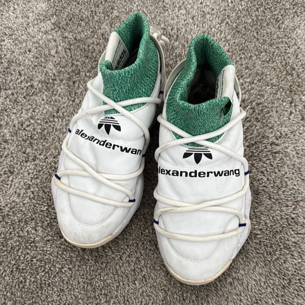 Alexander Wang Kids White and Green Shoes